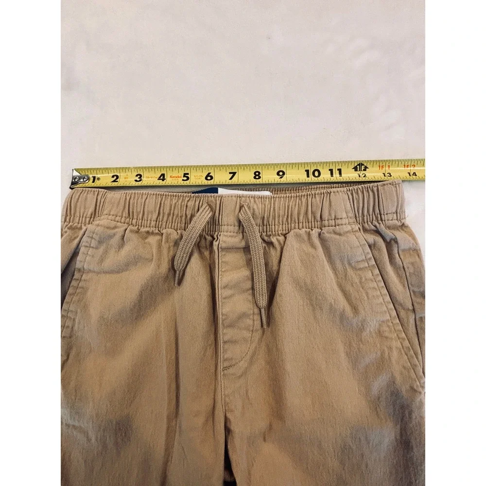 Old Navy Boys XL 14-16 Straight Built-In Flex Khaki Tan Chino Pants Drawstring
